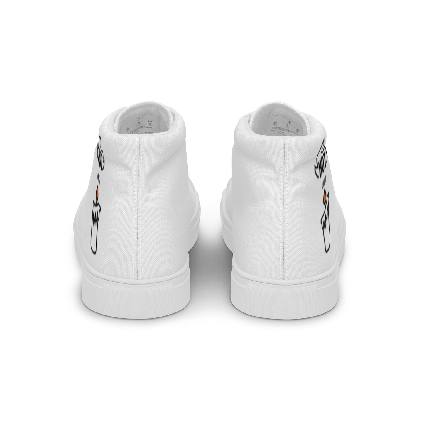 HOT LIKE A CANDLE - Men’s high top canvas shoes