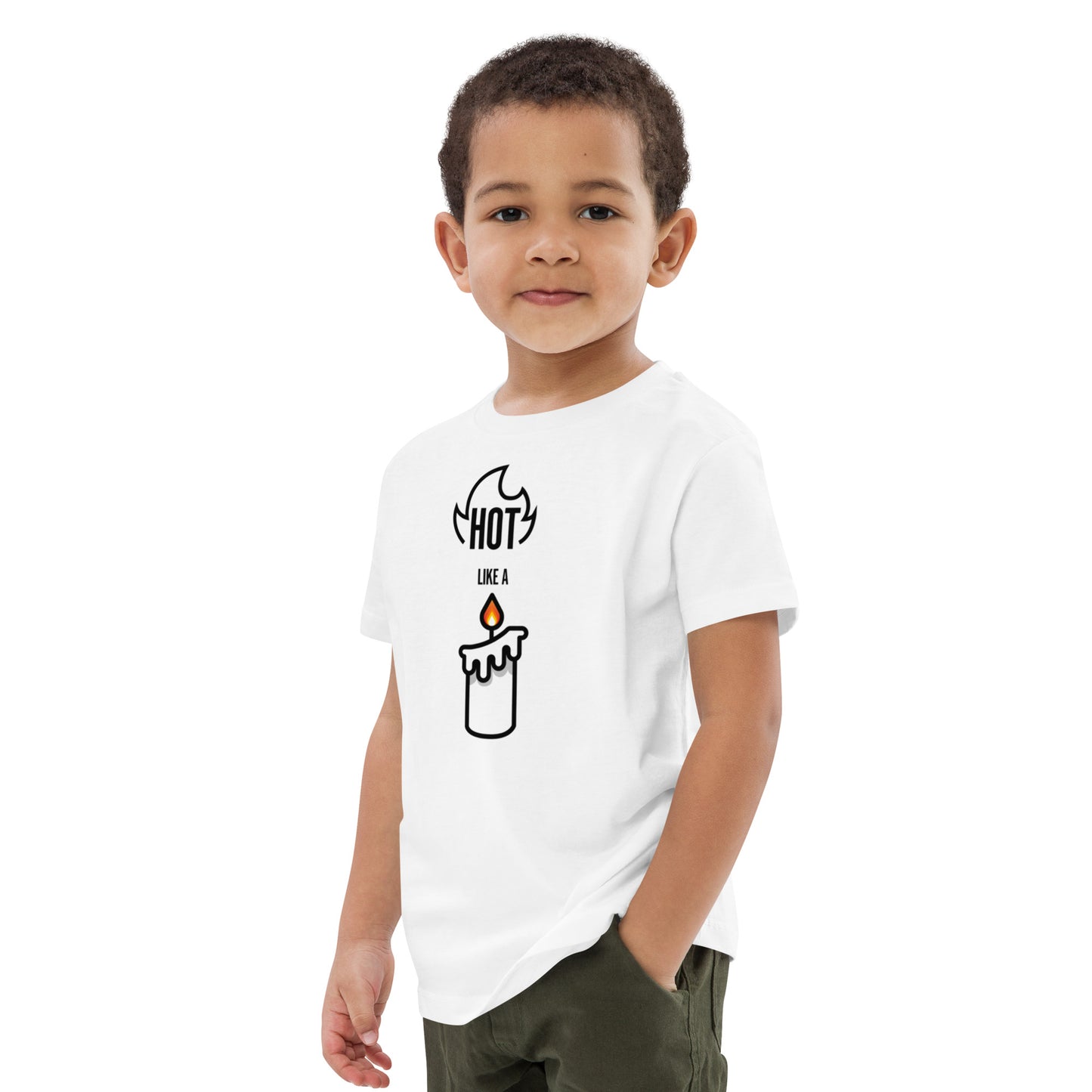 HOT LIKE A CANDLE- Kids T-shirt