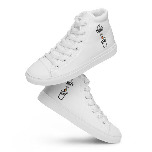 HOT LIKE A CANDLE - Women’s high top canvas shoes