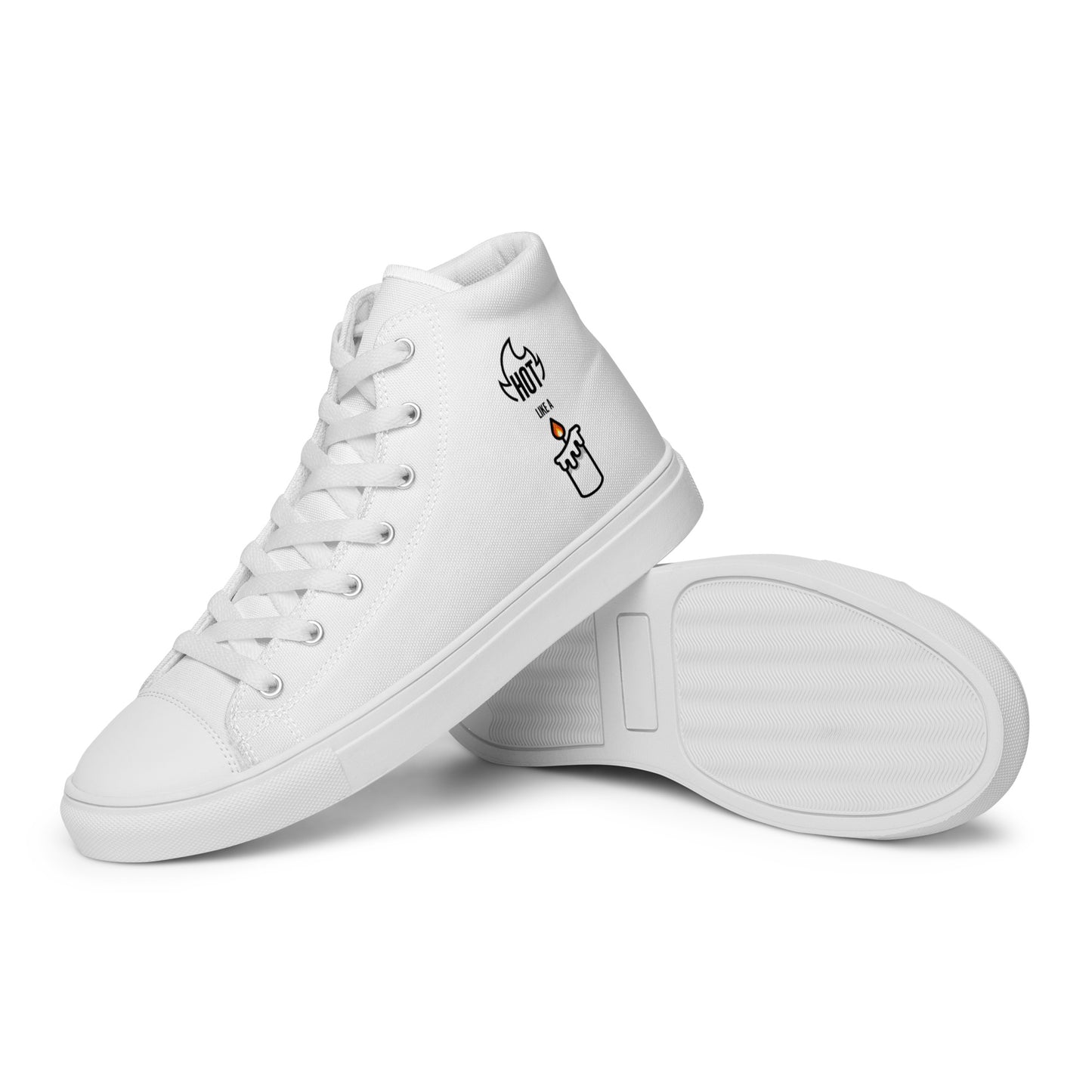 HOT LIKE A CANDLE - Women’s high top canvas shoes