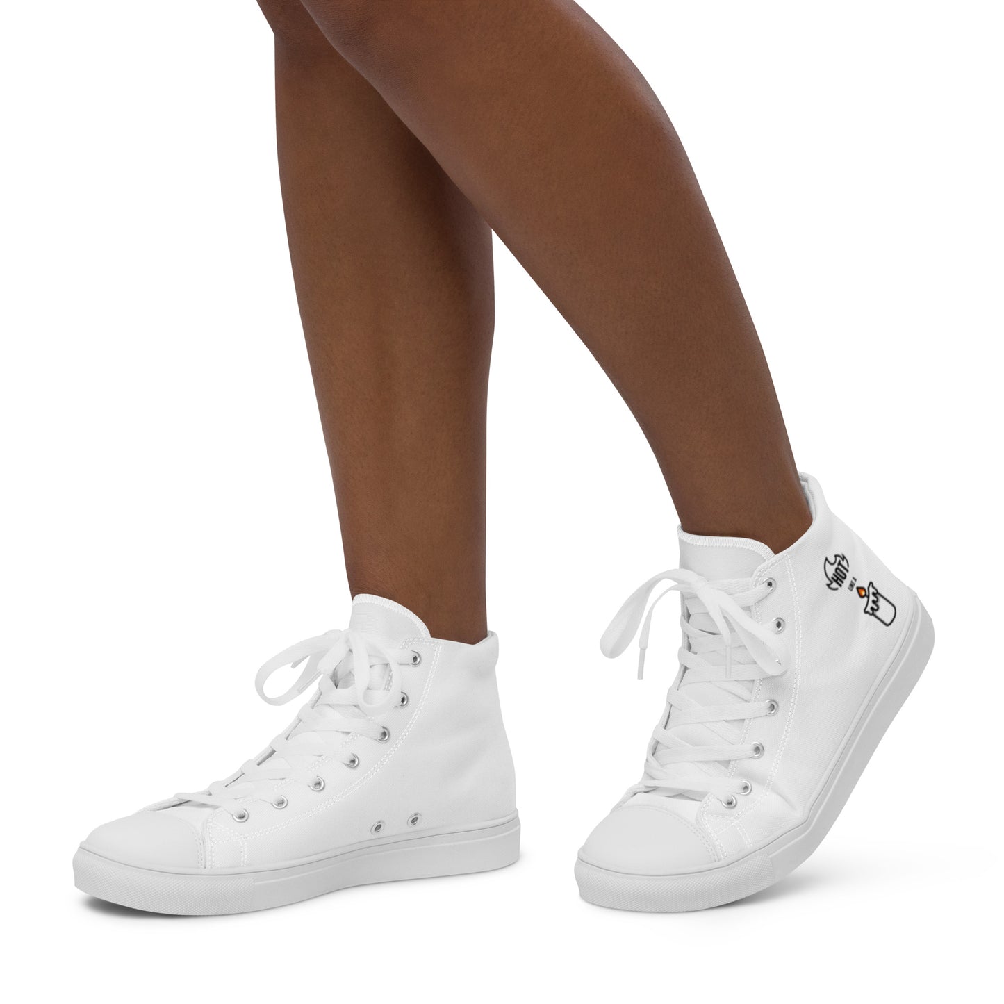 HOT LIKE A CANDLE - Women’s high top canvas shoes