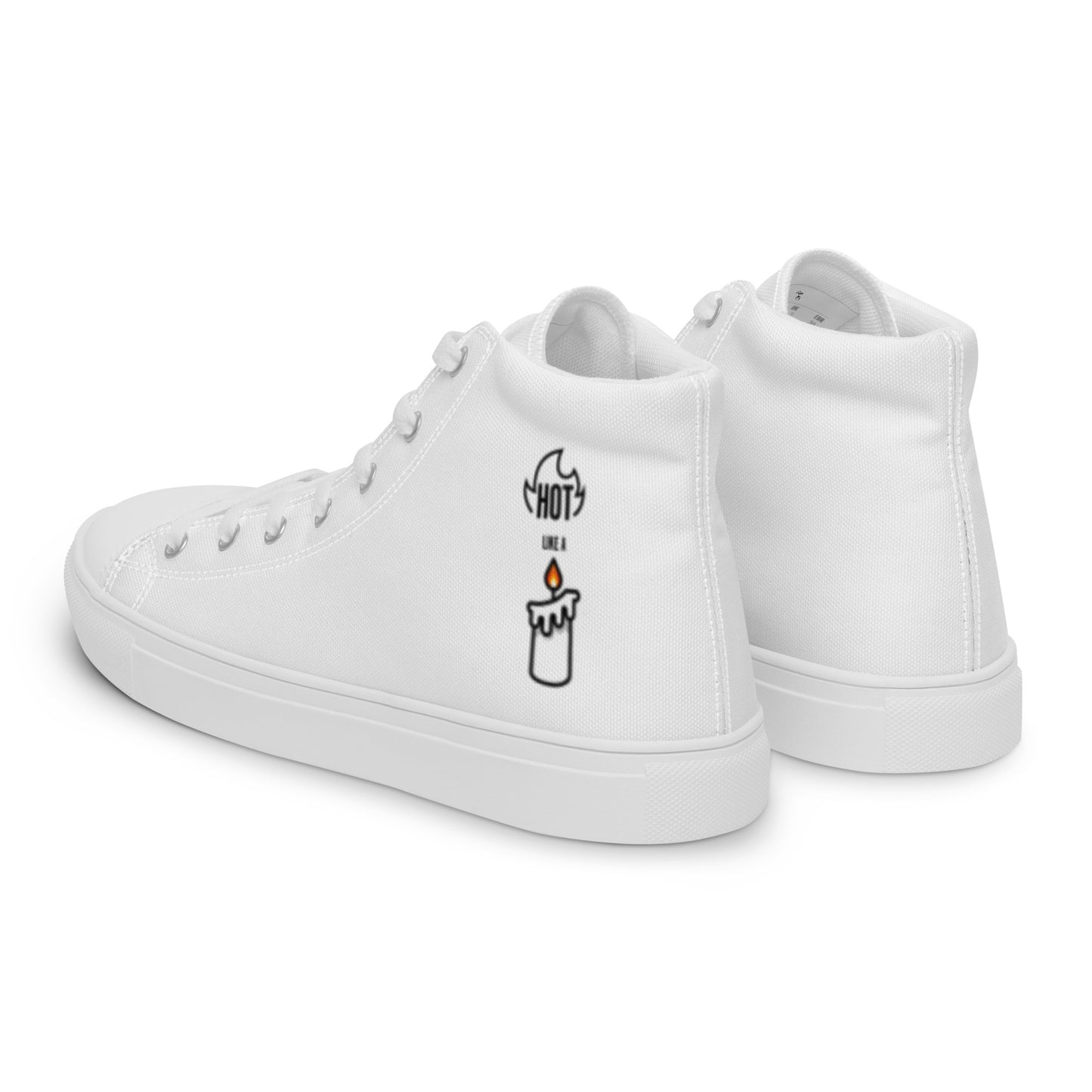 HOT LIKE A CANDLE - Women’s high top canvas shoes