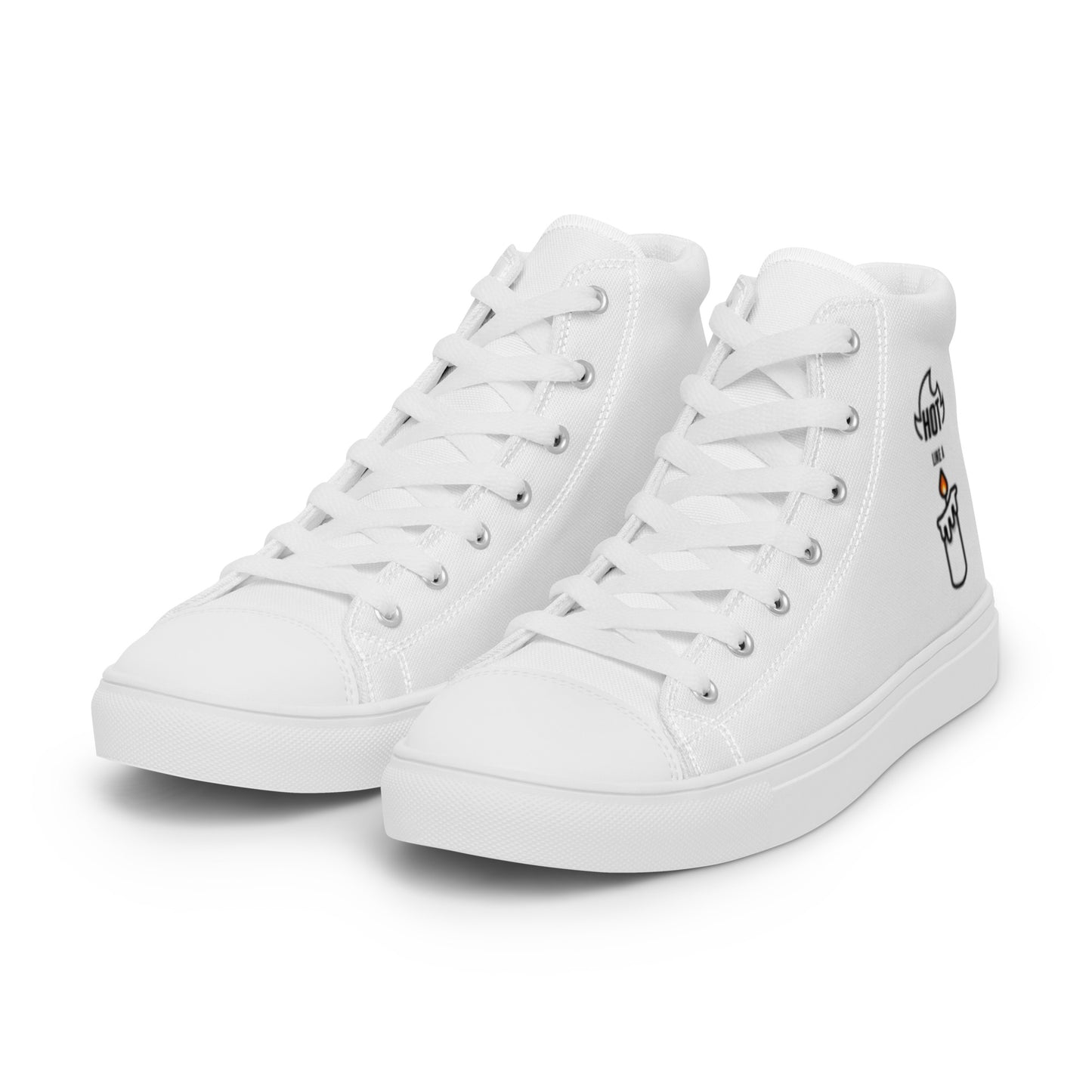 HOT LIKE A CANDLE - Women’s high top canvas shoes