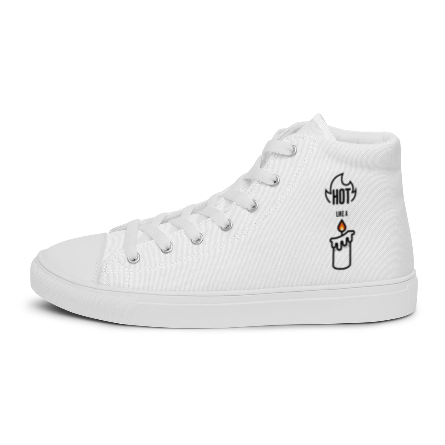 HOT LIKE A CANDLE - Women’s high top canvas shoes