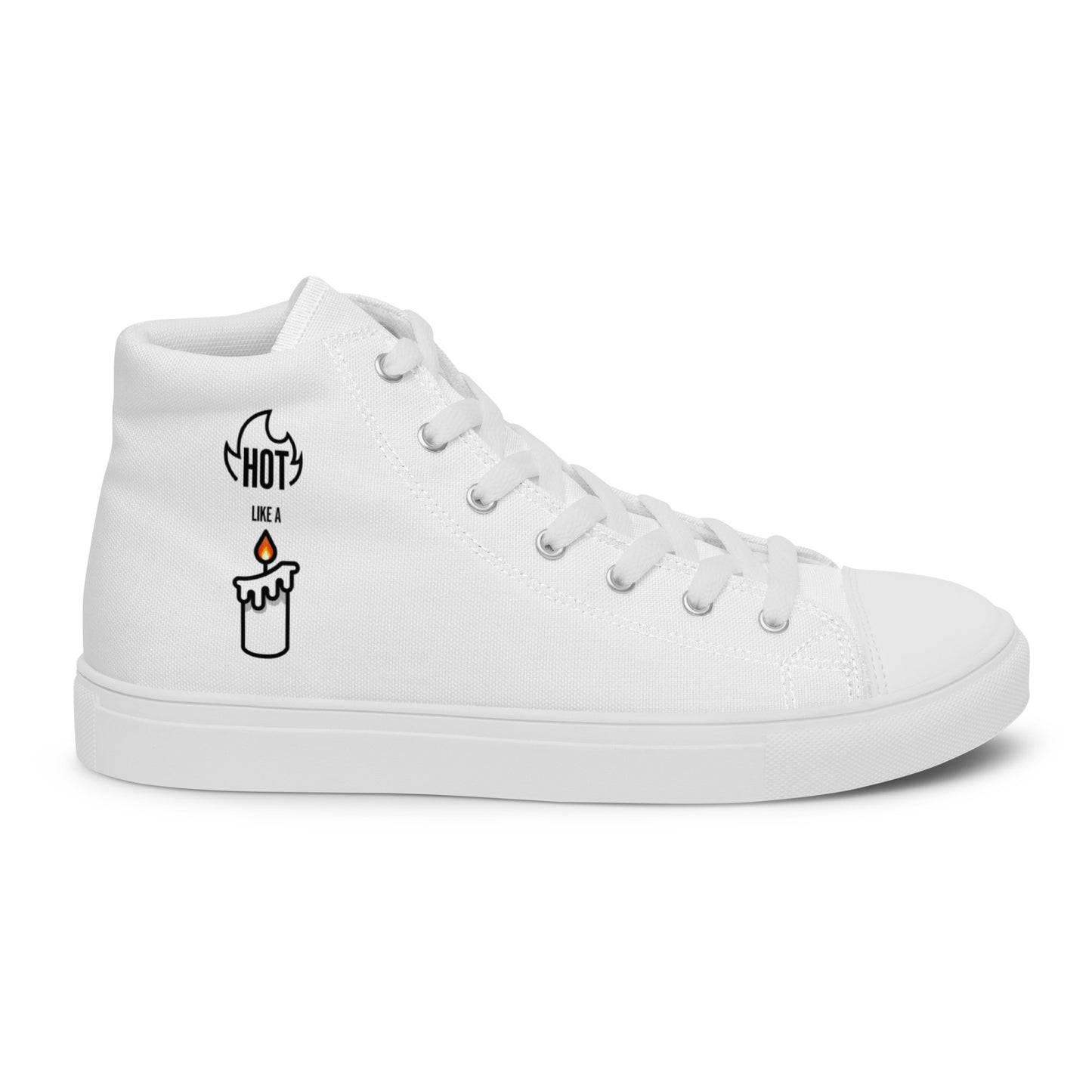 HOT LIKE A CANDLE - Women’s high top canvas shoes